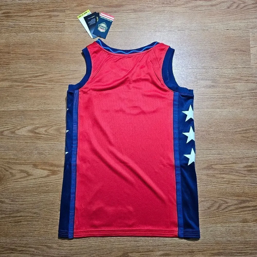 Nike USA Basketball Olympics Jersey Blank Women's S Red Navy Stars Stars DD1568